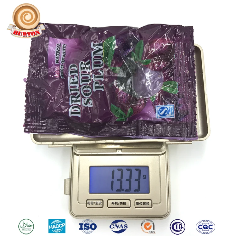 Консервированные кислая черная слива фрукты Китайская слива