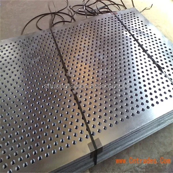 Китайский поставщик, перфорированные металлические листы из нержавеющей стали с круглым отверстием для украшения
