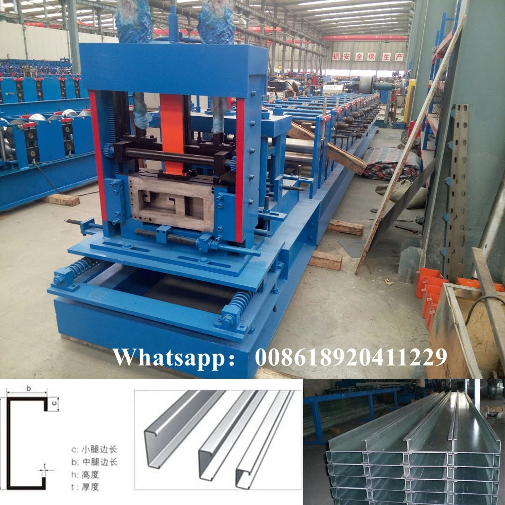 Multi Purlin System Machine Galvanized C Z Sigma Purlin Roll Forming Machine