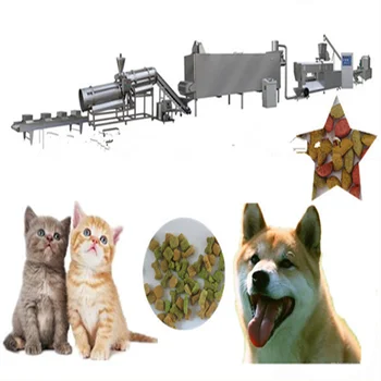 Cheap pet food extruder machines/dry pet dog food production line/dog food machinery