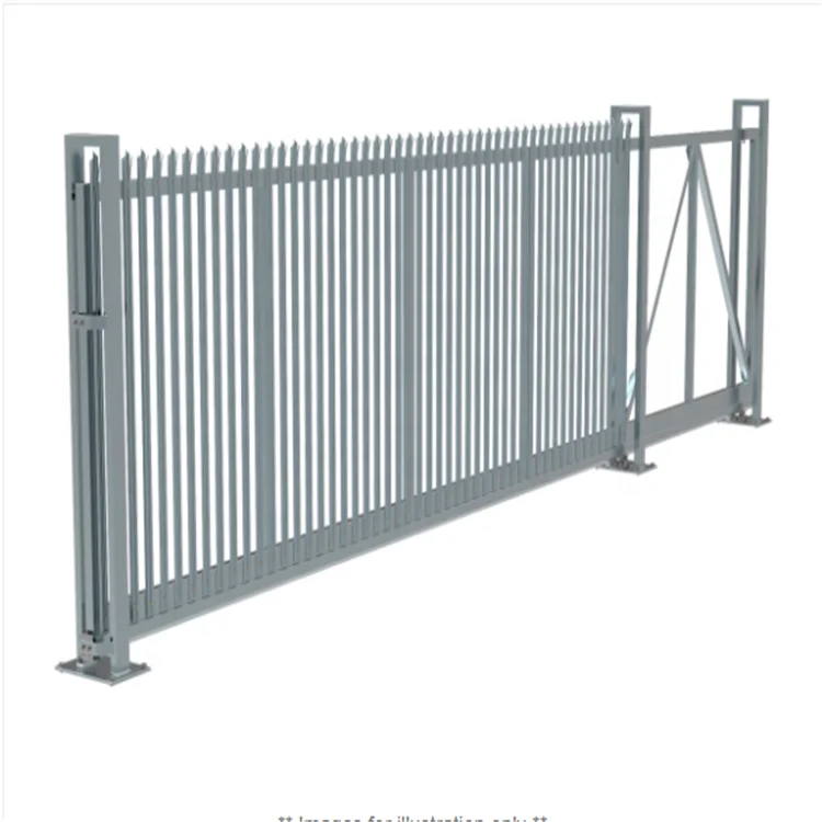 Online Shopping in India Easy-to-Assemble 3D Steel and Iron Sliding Gate Design for Home Security Low Maintenance Wire Fence