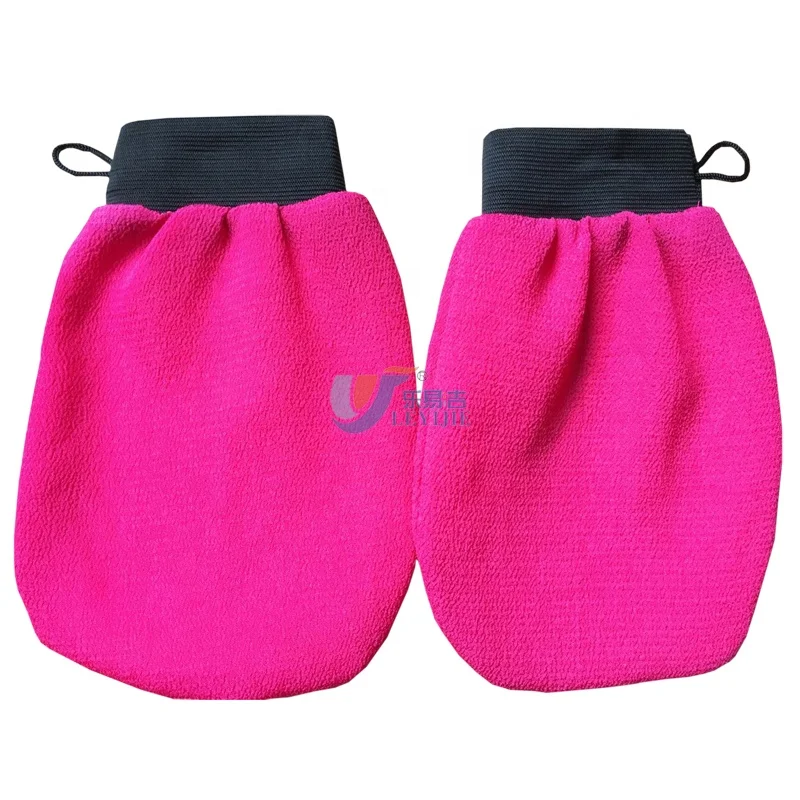 E-friendly 150D Одиночная вискозная душевая ванночка отшелушивающий скраб для тела варежка удаления омертвевшей кожи Скраб спа-ванны kesta