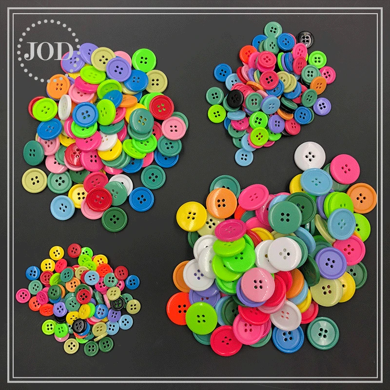 Multicoloured buttons 2 hole size 15mm in 5 colours ideal for clothing//craft