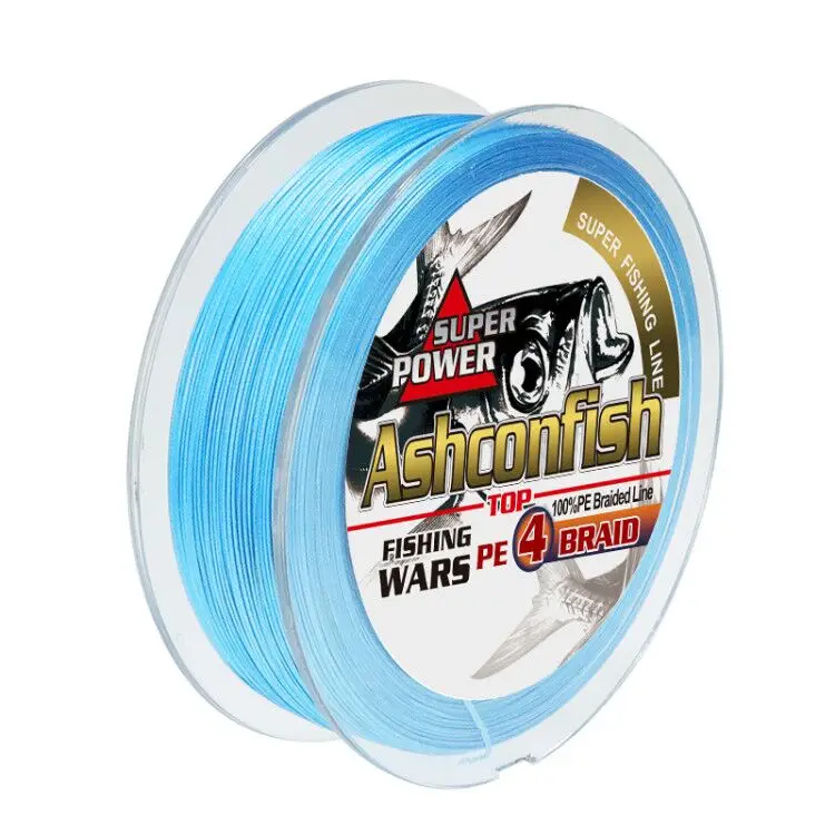 2lb-100lb Line Strength and PE Fiber Material Wholesale 5 Colors 100M 4  Strand PE Braided Fishing Lines