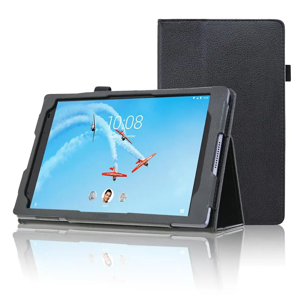 Wholesale Price Folio Protective Pu Leather Tablet Case For Lenovo Tab 4 8 Plus 17 With Wake Sleep Function Black Buy Leather Case For Tablet Universal Leather Case For Lenovo Tab 4 8 Plus For