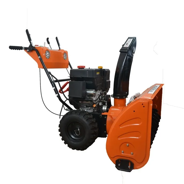 375cc snow thrower 196cc loncin engine 13hp walking type cleaning machine