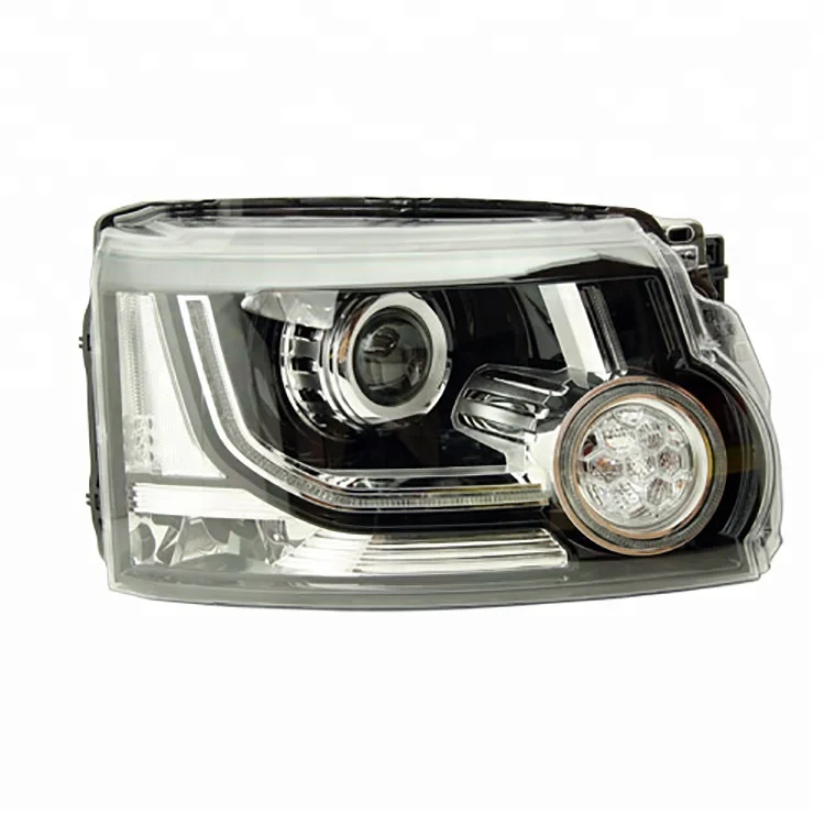 Pair 2014-2016 Headlights Assembly Upgrade for Land Rover Discovery 3 LR3 2005-2009 Discovery 4 LR4 2010-2013 Car Front Lights