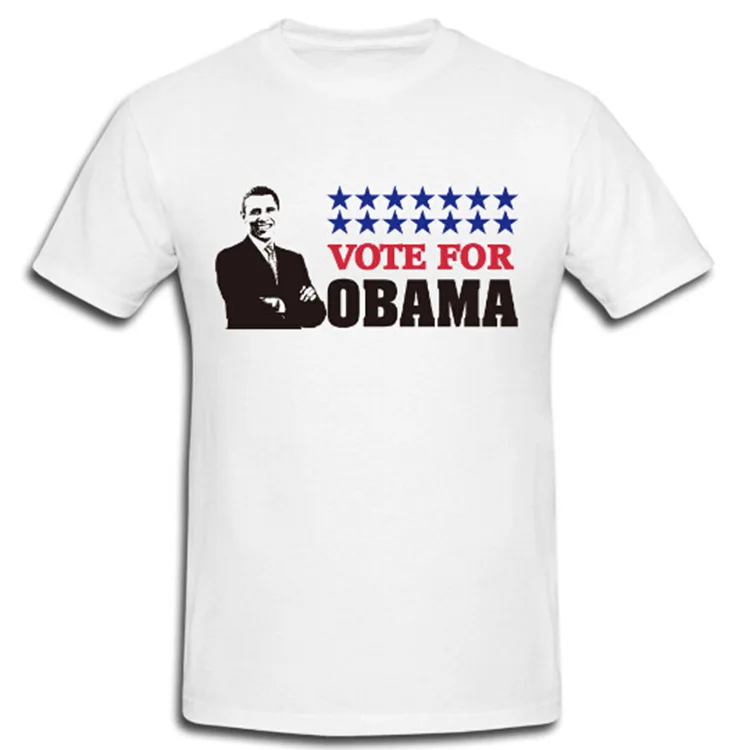 Election tshirt white,election campaign t shirt,printing mans cheap tee shirt