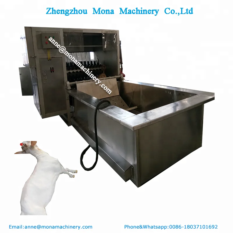 Sheep Slaughter Line Automatic Goat Hair Removing Machine Slaughtering Line Equipment