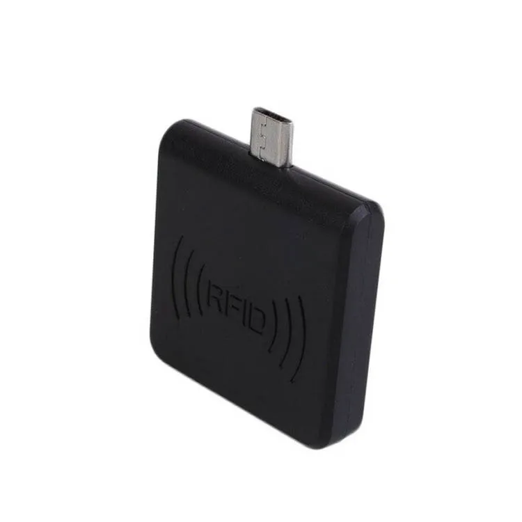 Smart ID/IC RFID Card Reader for Android External ABS Micro USB OTG 13.56 MHz Frequency
