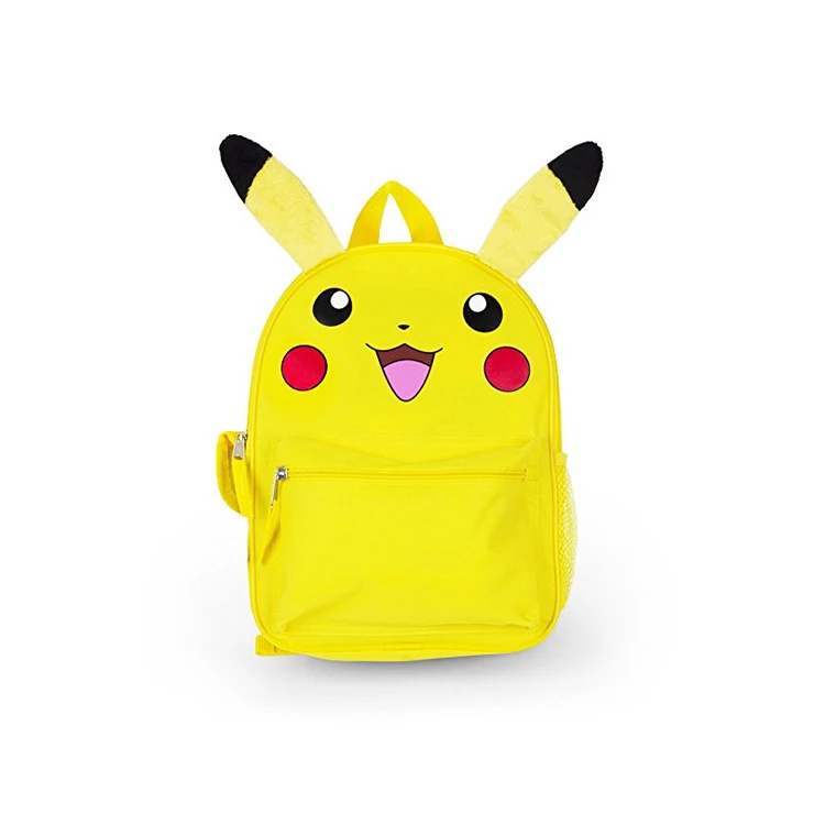 cute cartoon canvas pokemon school bag and school bag good