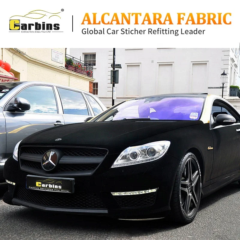 Carbins Auto - Alcantara adhesive black, done by customer from The