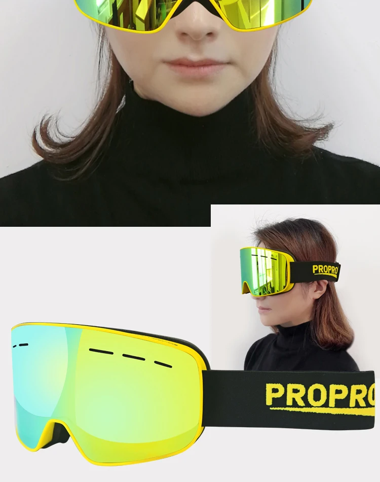 Outdoor Adult Dual Lens Antifog Snowboard Sunglasses Sports Eyewear