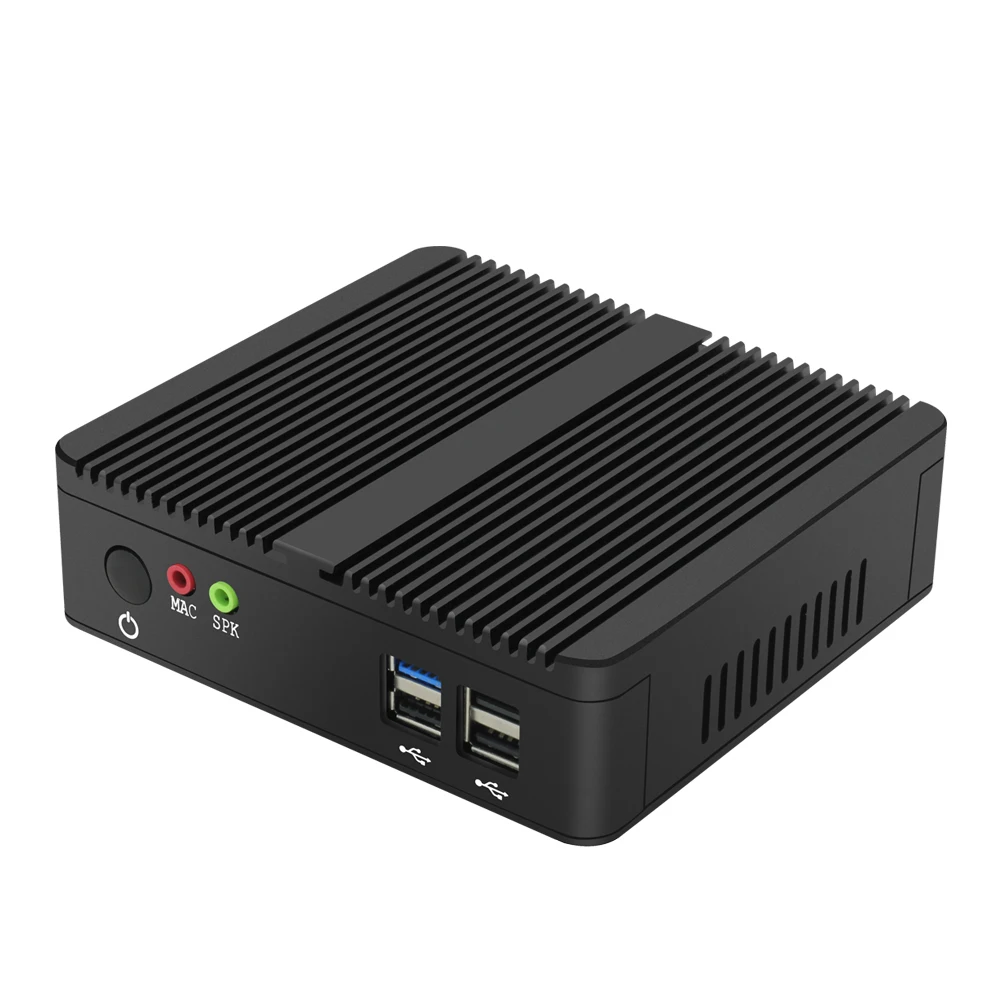 
Мини-ПК XCY без вентилятора N2810 N2815, промышленный двойной последовательный мини-сервер LAN 