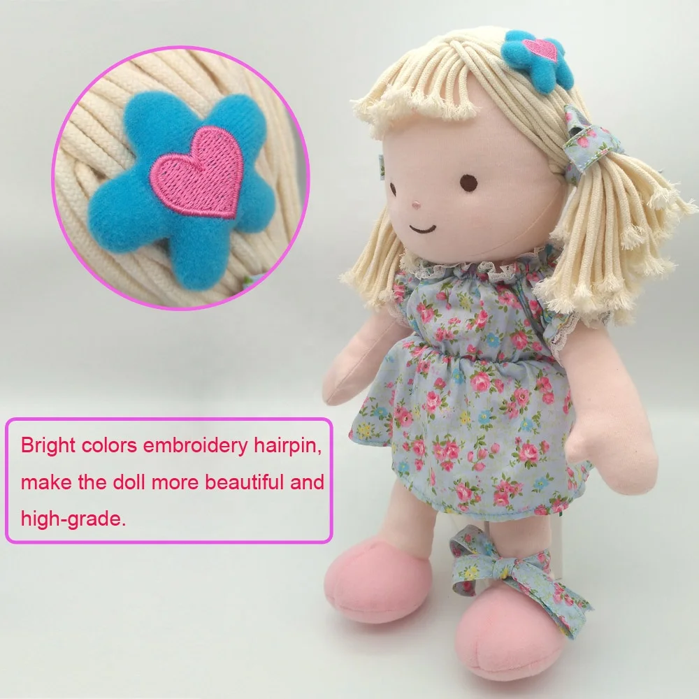 Icti Approved Toy Factory Personalized Cloth Dolls Stuffed Custom Plush Rag Doll