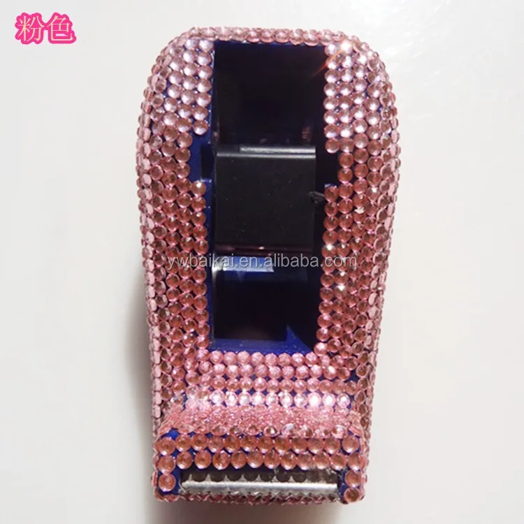 Office Stationery Bling Bling Tape Dispenser Plastic Tape Dispenser