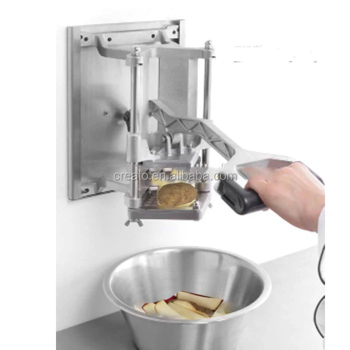 Rubber Feet Commerical Manual Potato French Fry Fruit Vegetable Cutter Slicer - Image 3