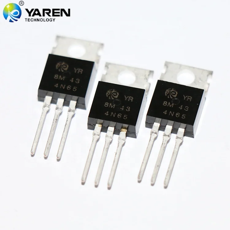 2x AOTF7N65 Transistor N-MOSFET unipolar 650V 4,5A TO220F 