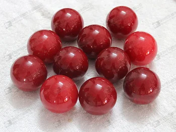 Sfere Di Giada Rossa, Pietra Curativa, Sfera Di Guarigione In - Foto 10