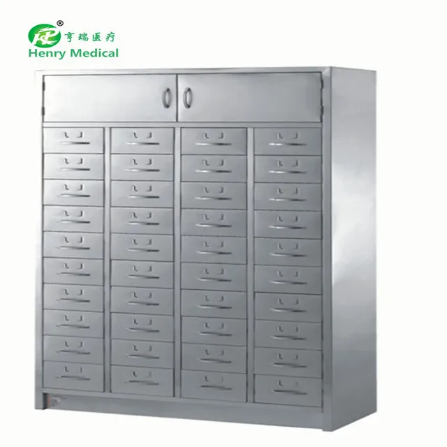 
 HR-C05 Hospital Furniture  Chinese Medicine Cabinet  with drawers  