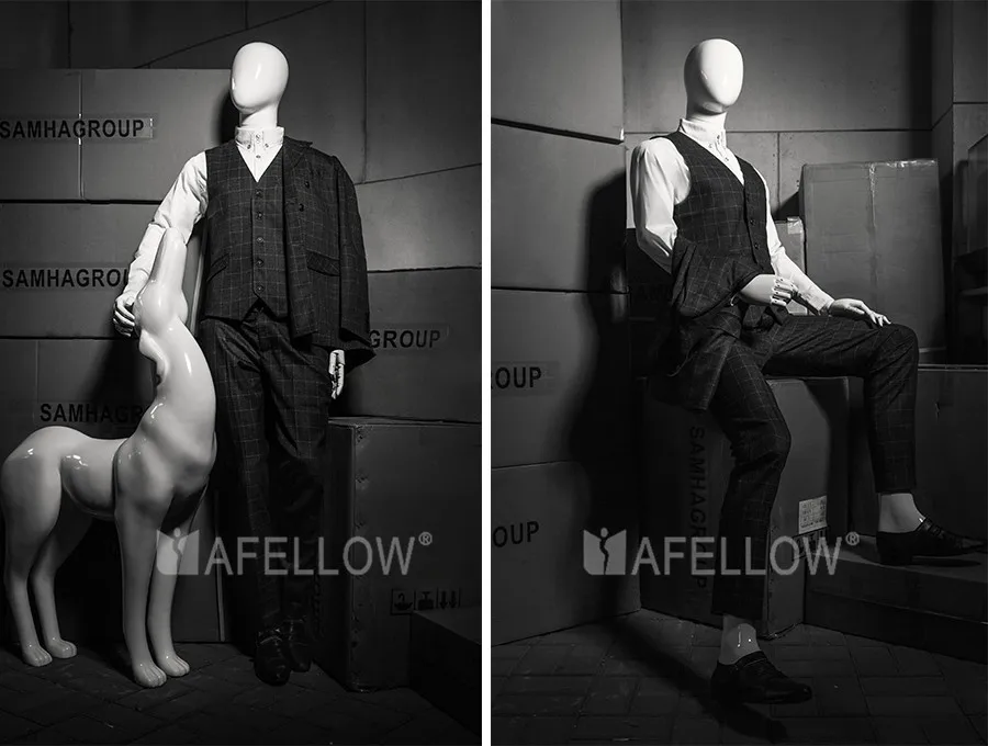 White Gloss Male Mannequin