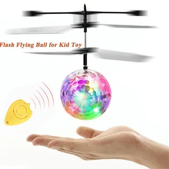 Sensor Flying Ball Luminous RC LED Ball Electronic Infrared Induction Aircraft Remote Control Toys Mini Helicopter