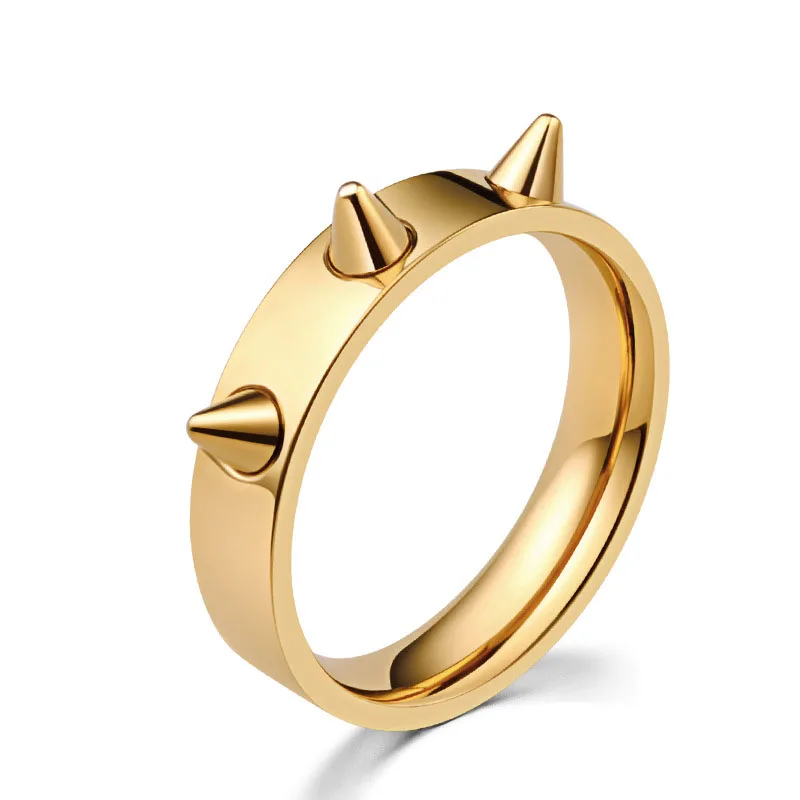 Punk Style Stainless Steel Self Defense Rivet Ring Women Buy Rivet Ring Self Defense Ring Punk Jewelry Product On Alibaba Com