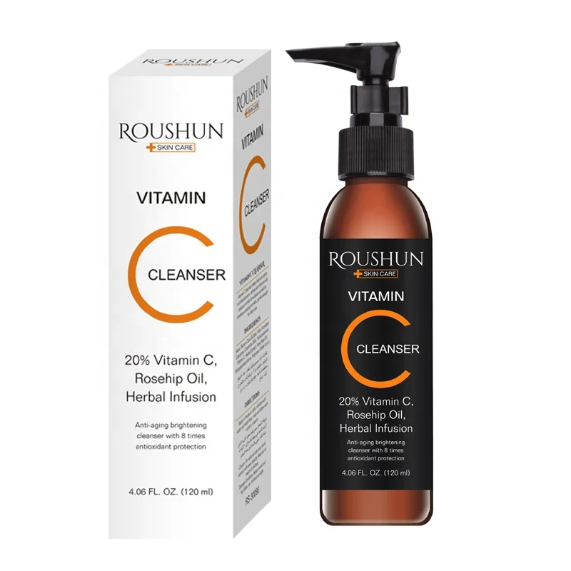 ROUSHUN VITAMIN C CLEANSER BRIGHTENING CLEANSER WITH 8 TIMES ANTIOXIDANT PROTECTION Face Wash