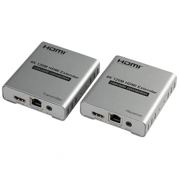 HDMI Ethernet 120m Extender over cat6/5e TCP IP + IR Receiver