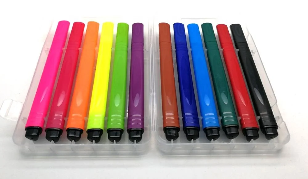 
 Большой треугольный удобный Моющийся Маркер, фетровая ручка  