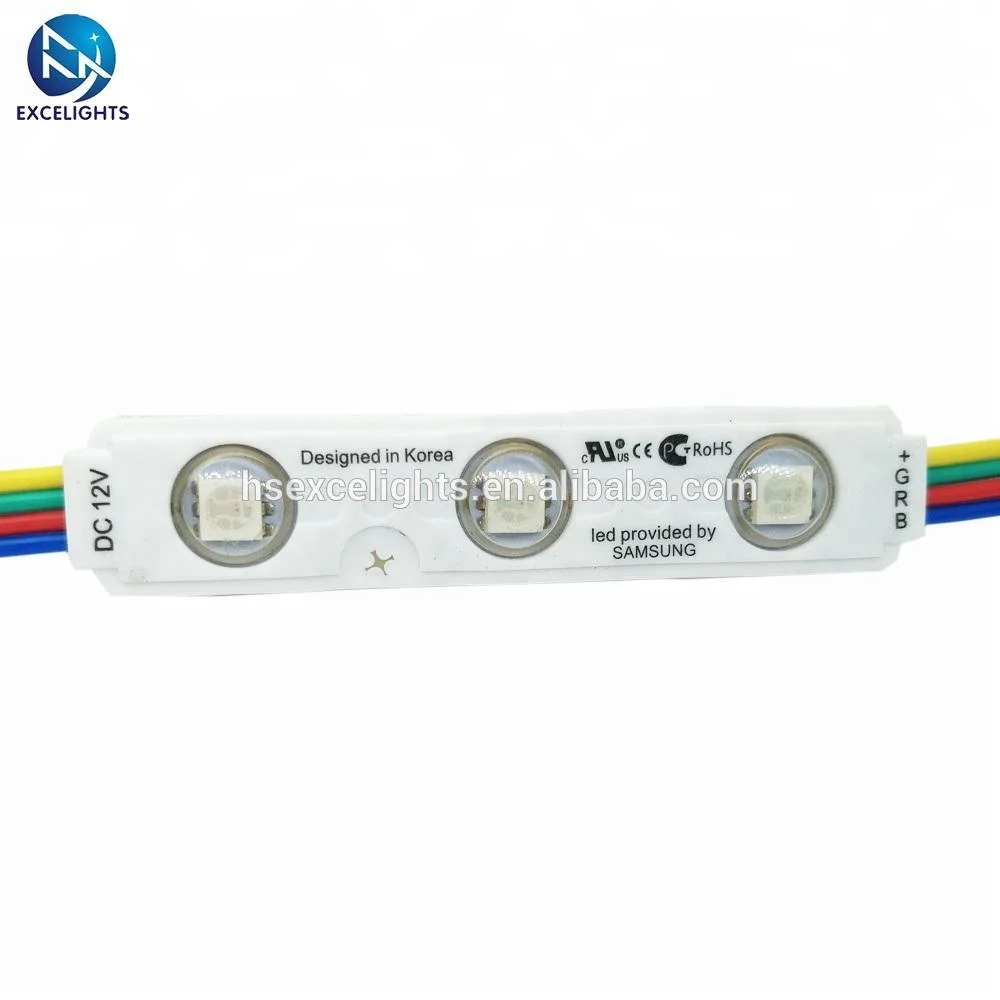DC 12V CE RoHS Backlight Channel Letter Sign Board Lens Pixel WS2811 1903 High Quality 5050 Injection RGB LED Module