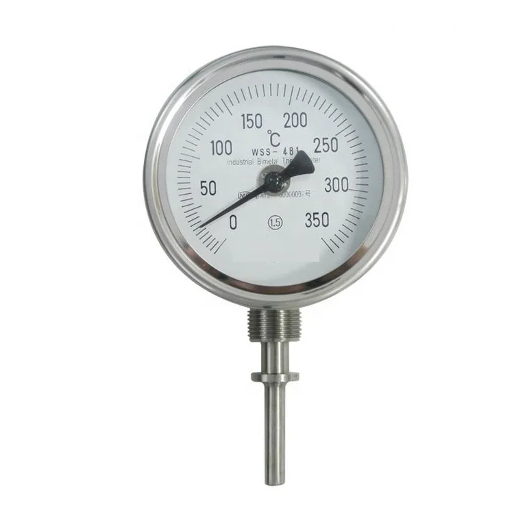dial bi-metal thermometer oil boiler steam