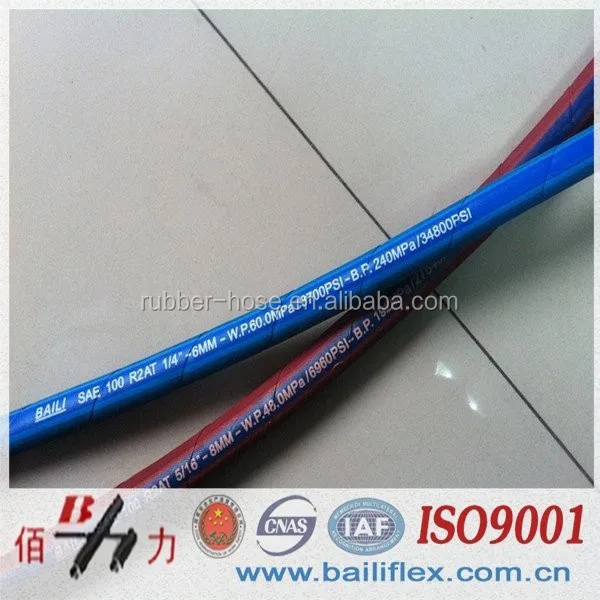 High Pressure Hydraulic Hose with Smooth Surface for Oil Delivery System