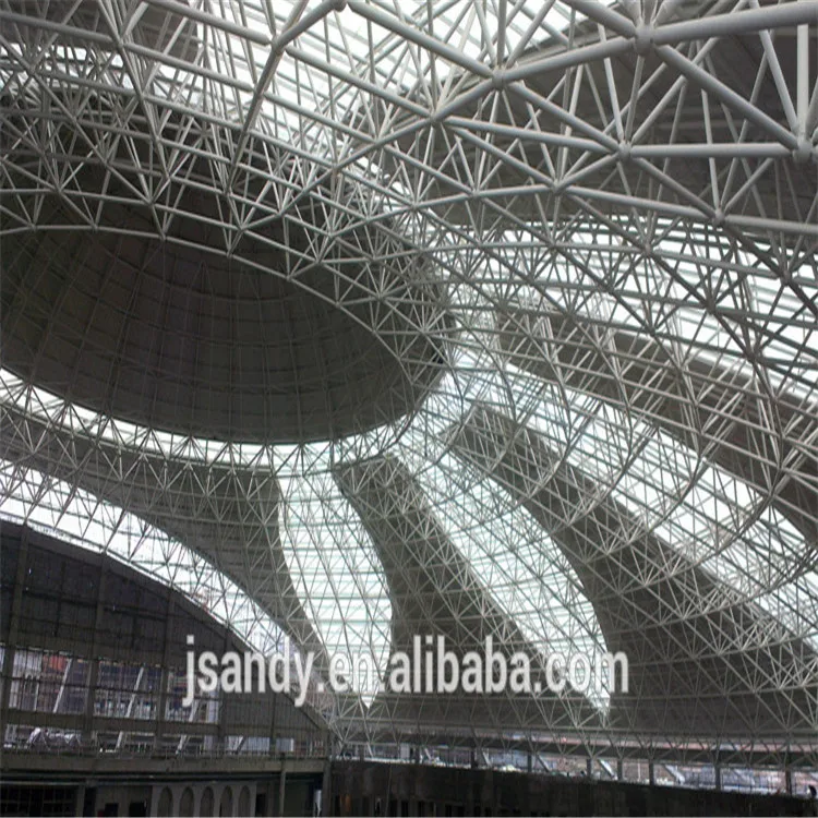 Steel Structure Space Grid Structure Space Frame Structure Stadium