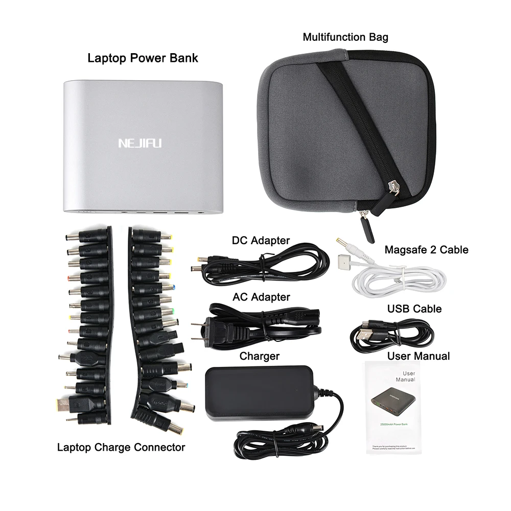 Profession Custom 25000mah Portable Laptop Power Bank 20V for Laptop