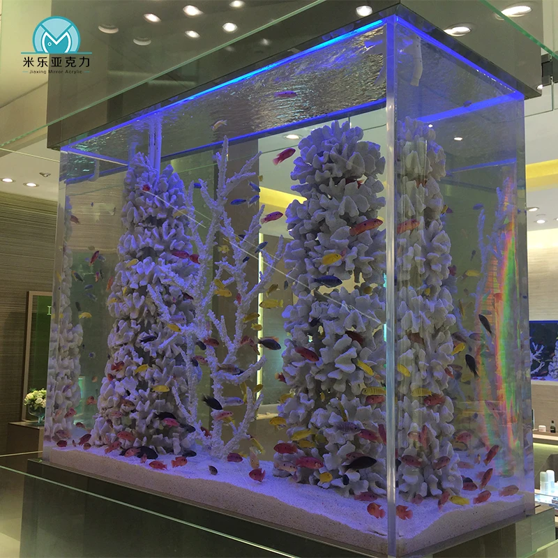 Best Price Custom  Size Rectangular Super Transparent Aquarium Fish tank Large Acrylic