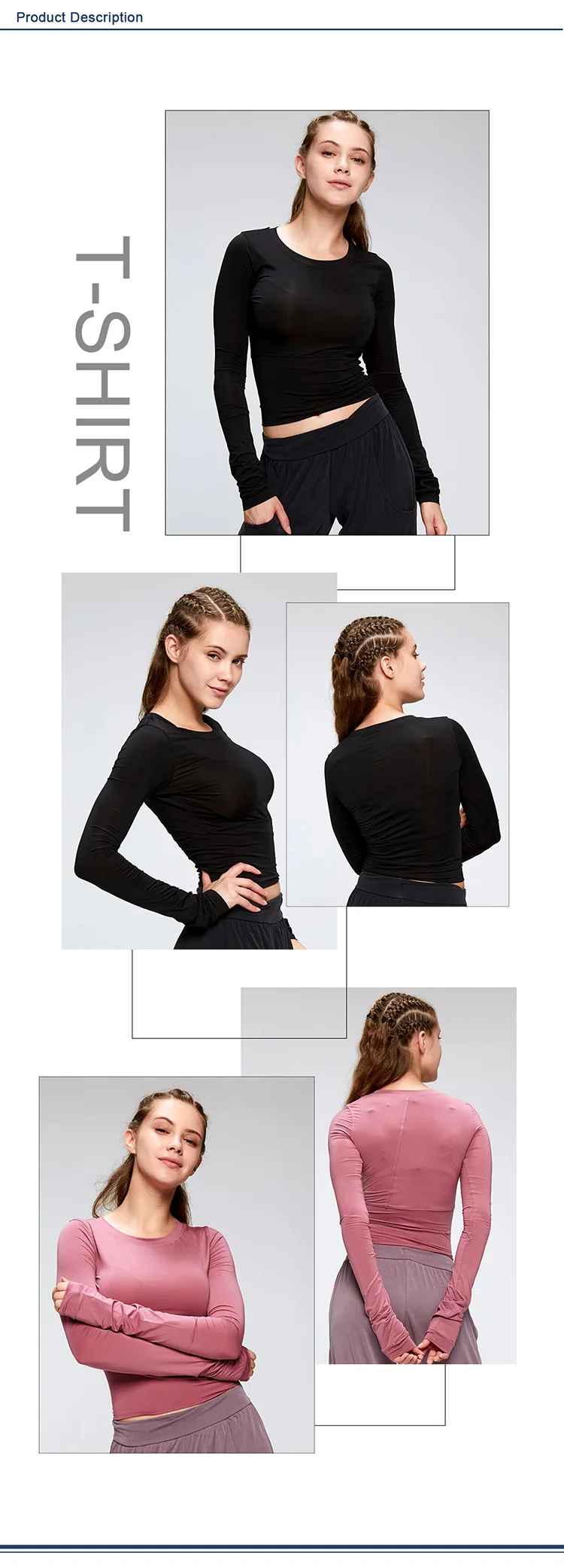 Camiseta Pima Cotton Organic Recycled Skin Friendly Sports Running T Shirts OEM Fitness Cotton T-shirts