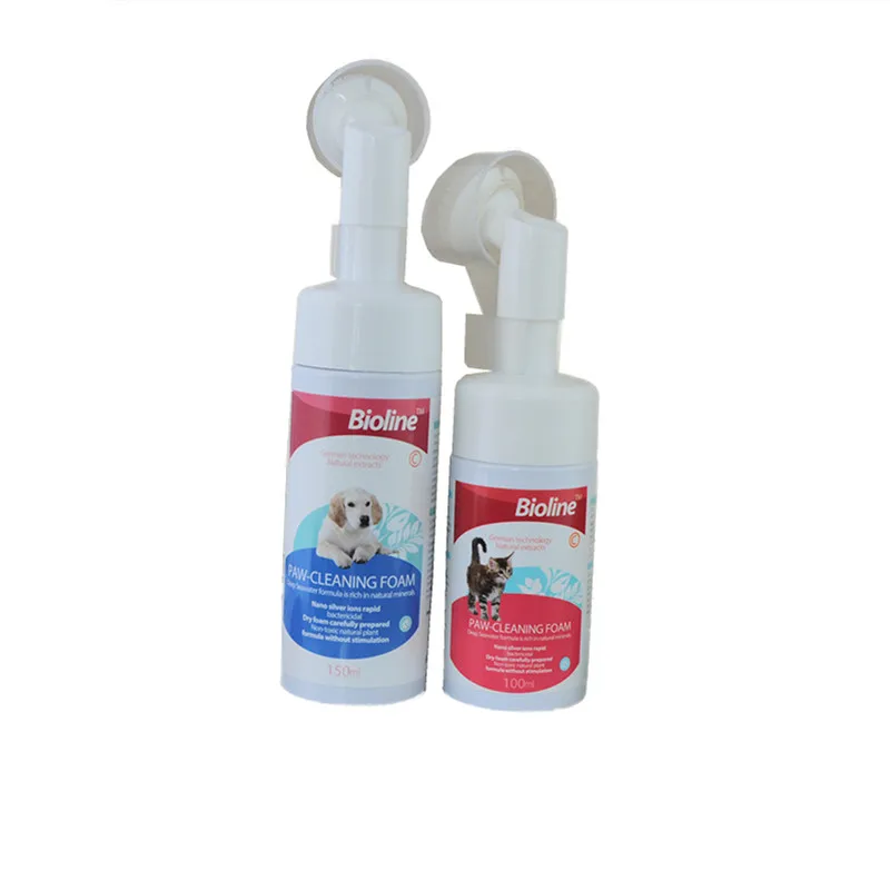 Bioline paw cleaning foam for cats- 100 ml