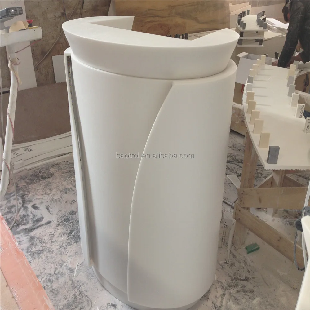 Church Solid Surface Pulpit, Modern Church Podium Table, Church Rostrum