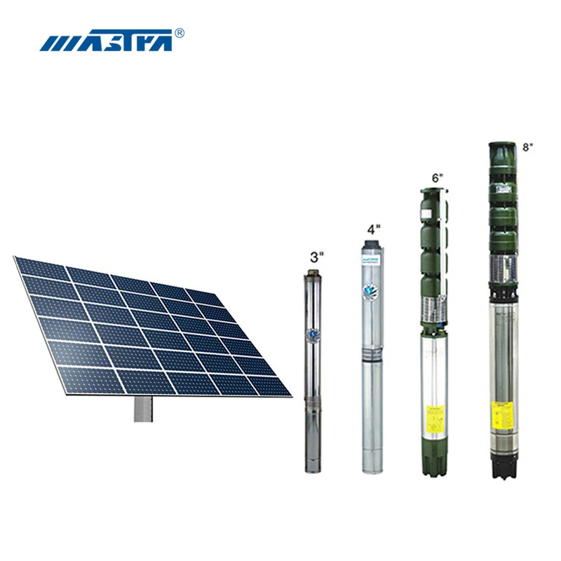 Pompe à Eau Solaire Submersible 4kW 5,5HP 380V Pour Puits Profond - Neuf, Hybride AC/DC