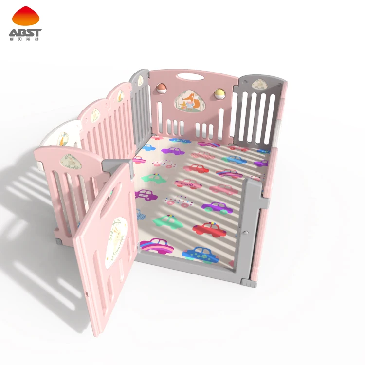 Sukko Parc D Interieur Et D Exterieur Pour Bebe En Plastique Center De Jeu Securite 10 Panneaux Rose Blanc Buy Cloture En Treillis En Plastique Cloture Interieure Pour Enfants Cloture Pour Enfants Product On Alibaba Com