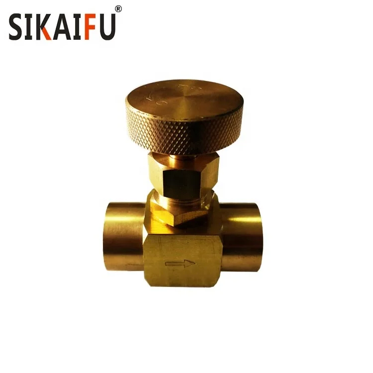 1/4 inch Manual Brass Needle Valve with Good Quality Factory Direct Supply