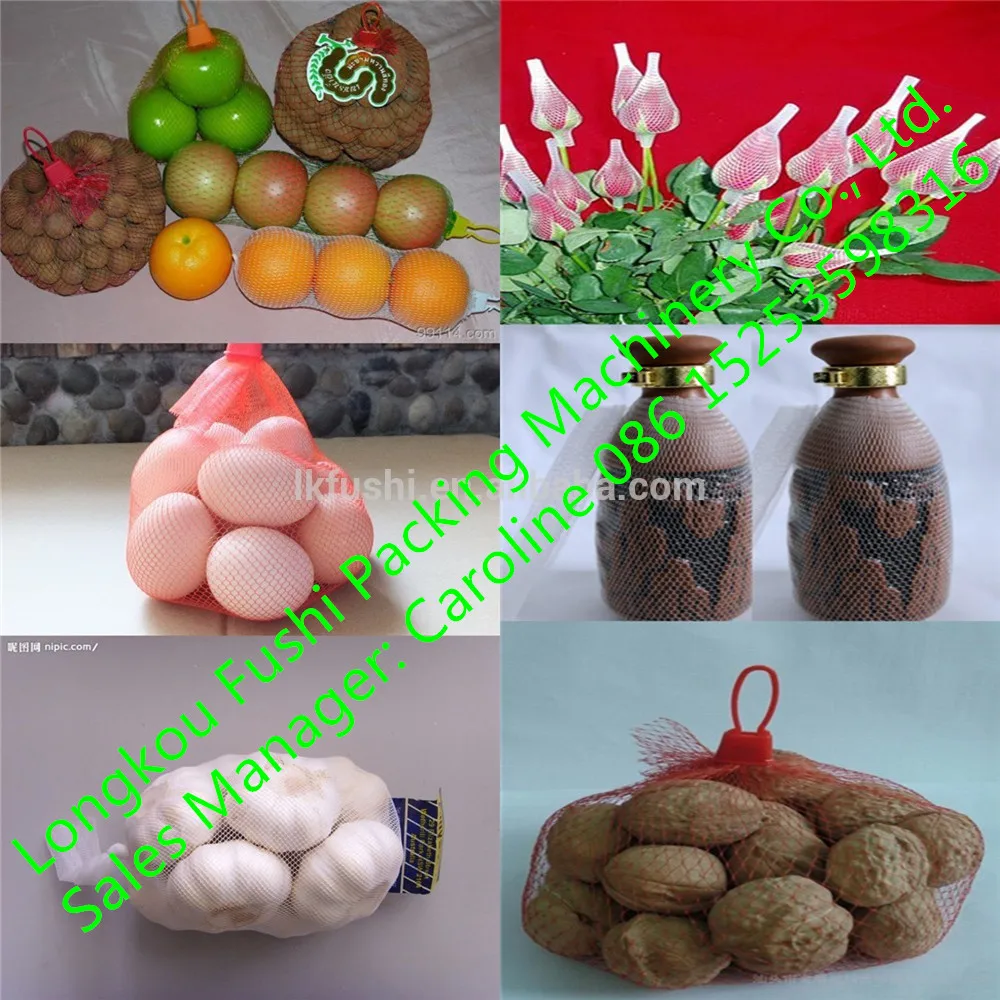 Plastic Fruit Bag Making Machine/bath Sponge Net Production Line