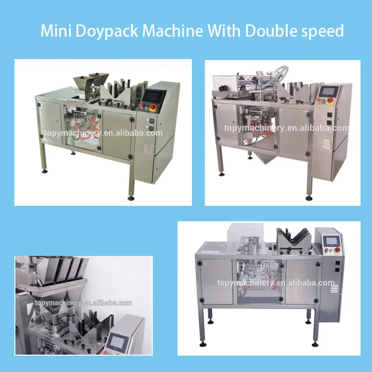 TOPY MDP1 Mini Doypack Premade Pouch Packing Machine Below Ten Thousand Dollars