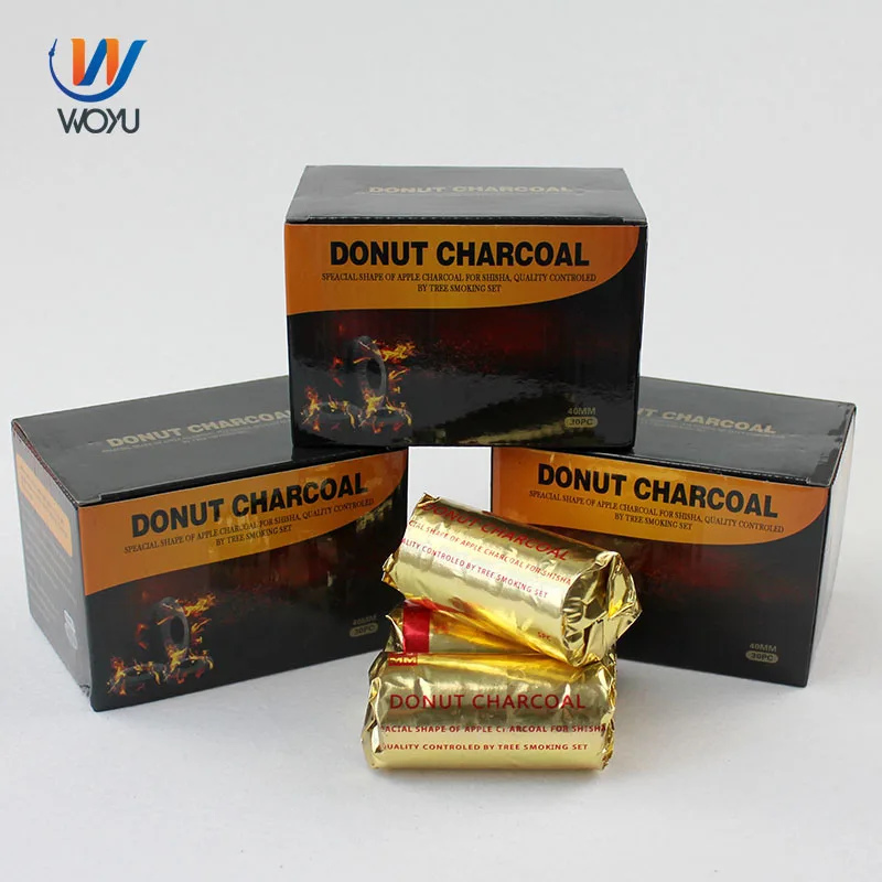 Shisha Hookah Small Shisha Doughnuts Carbon Hookah Coals Hoka Charcoal