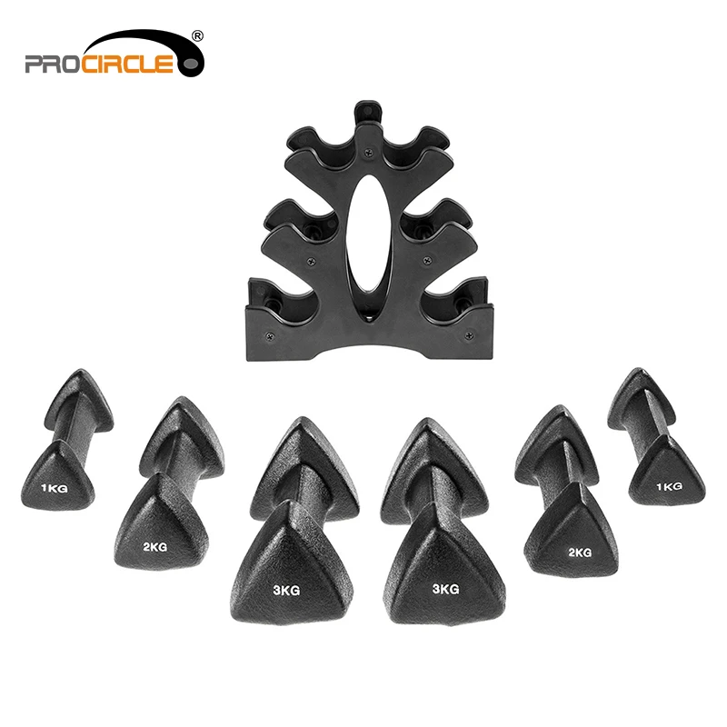 High Quality Cementl Dumbbell Set Adjustable Tungsten Dumbbell for Hot Sale