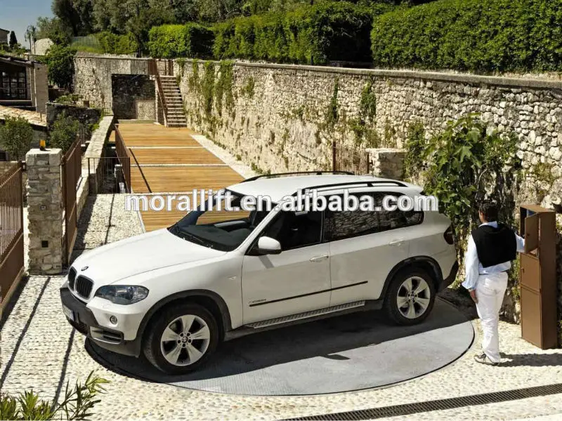 Showroom 360 Degree Car Rotating Platform Rotating Car Turntable