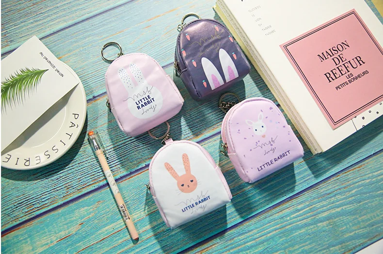 Новый креативный мини-кошелек с милыми животными кошелек для девочек детей студентов мультяшный брелок