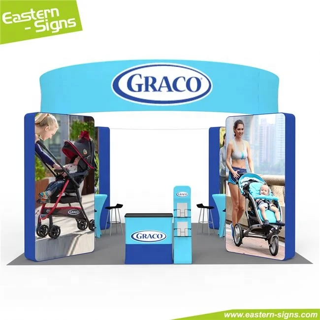 Новый стиль выставочного стенда для выставок, стандартный изготовленный на заказ Стандартный Выставочный стенд для салона