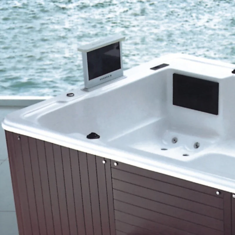CBMMART уличная акриловая ванна, гидромассажная Ванна, большая спа на 8 человек